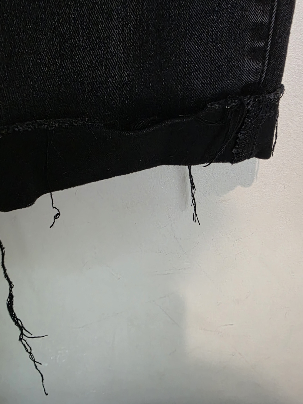 Black High-Waist Cropped Straight Jeans - Women Distressed Bottoms Buckle Fit 35 - Picture 3 of 13